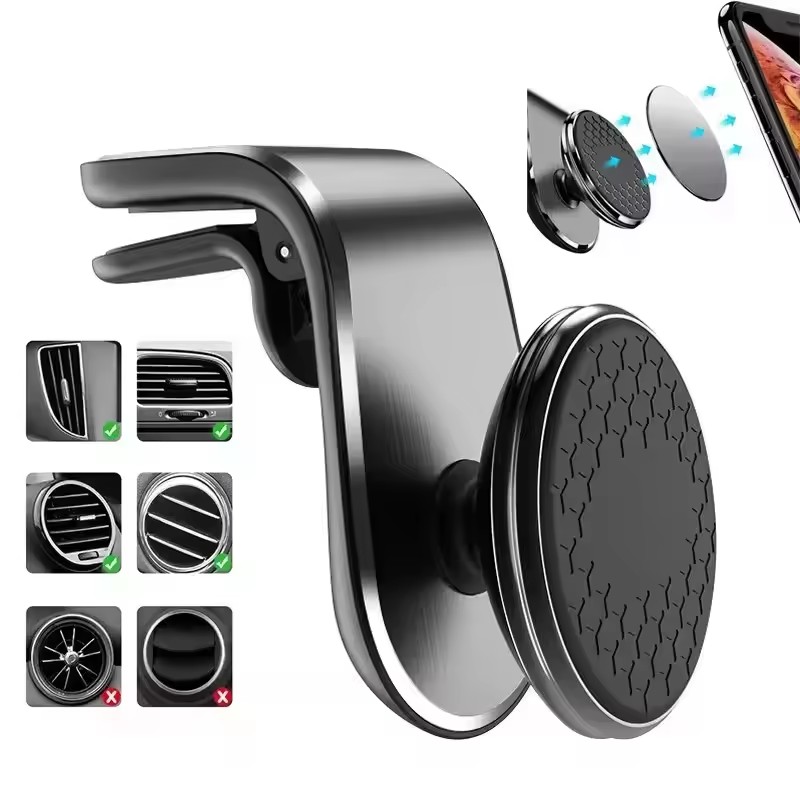 Magnetic Phone Holder For Car Vent - Suporte magnético universal para telemóvel, para