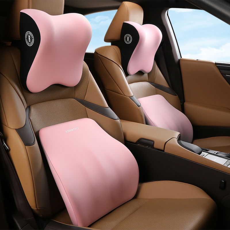 Memory Foam Car Neck Pillow Lumbar Support - Almofada de assento de carro de