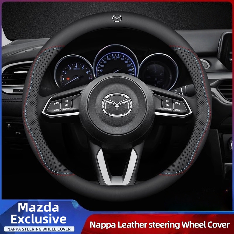 Couro respirável capa de volan - Car Steering Wheel Cover Anti Slip Breathable avaliação e preço
