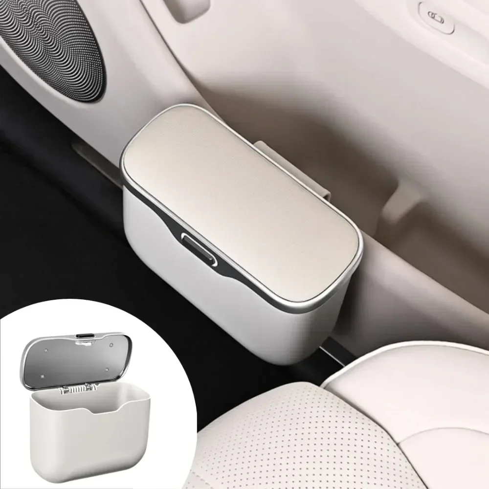 Lixeira para carro, portátil,  - Waterproof Car Trash Can With Lid avaliação e preço