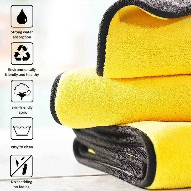 Panos de Limpeza para Lavagem  - Microfiber Car Drying Towel Super Absorbent avaliação e preço
