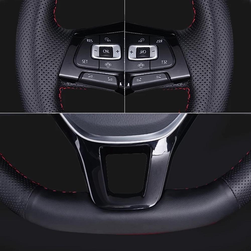 Personalizado trança volante d - Car Steering Wheel Cover Anti Slip Breathable avaliação e preço