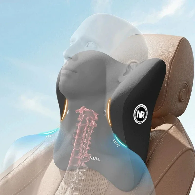 Almofada de assento de carro d - Memory Foam Car Neck Pillow Lumbar Support avaliação e preço