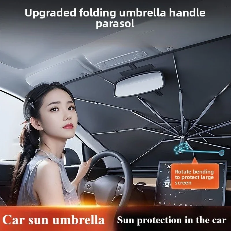 Sombrinha para Carro, Protetor - Car Sunshade Windshield Umbrella Foldable avaliação e preço