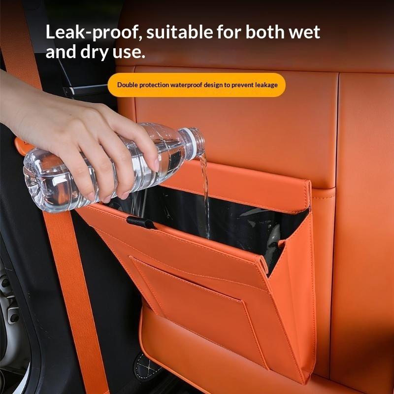Lixeira para carro, à prova d' - Waterproof Car Trash Can With Lid avaliação e preço